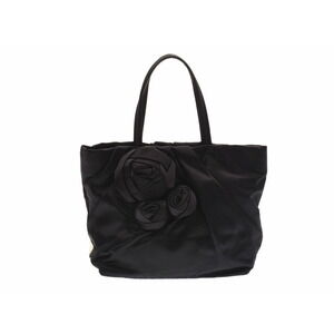 Prada handbag Rose Pink motif black satin mirror